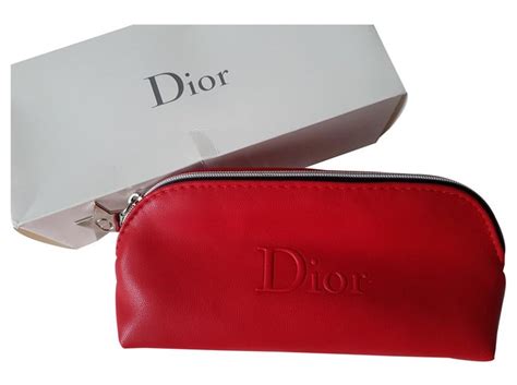 dior flat pouch red|dior pouch gift.